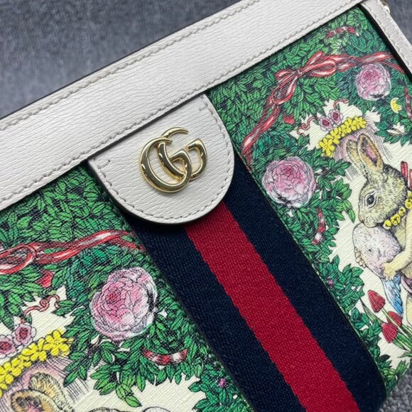 100% Authentic Gucci Ophidia Chain Small Shoulder Bag - Picture 11 of 15